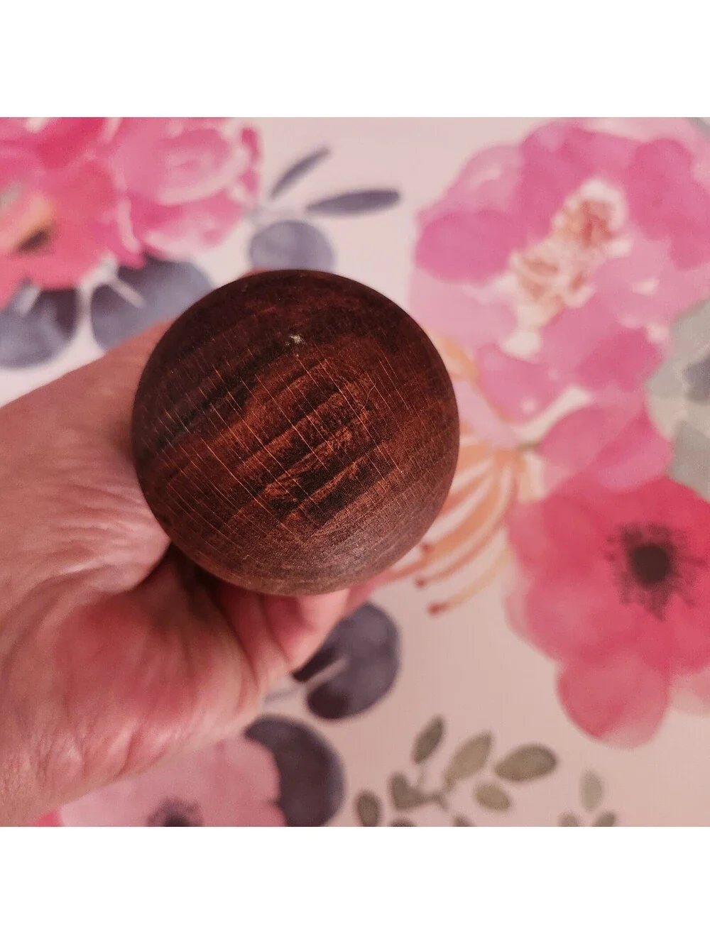 Handmade Wooden Mushroom Nutcracker Screw Style Folk Art Kitchen Tool